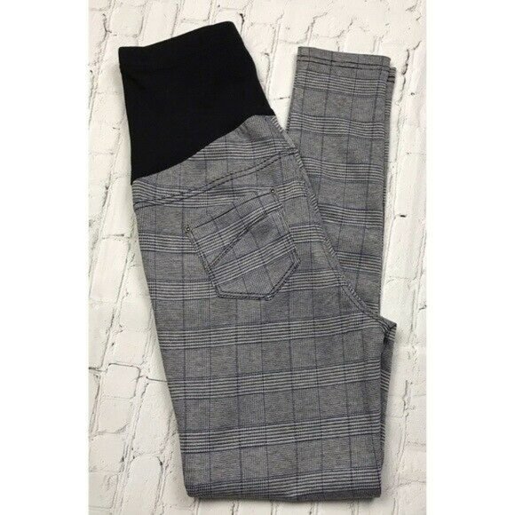 Time and Tru Maternity Multi color Plaid pants. - Picture 4 of 6
